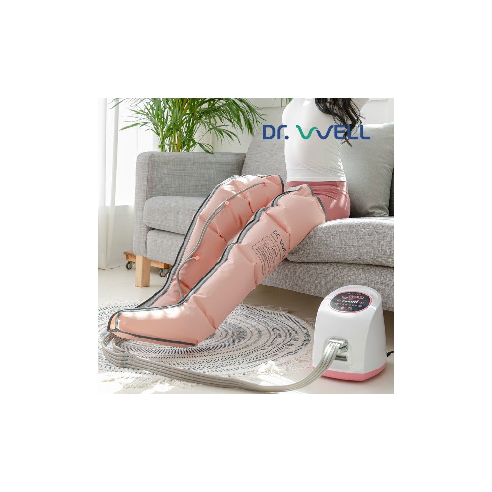 닥터웰 에어라이너 4구 공기압 다리마사지기/안마기(본체+다리)