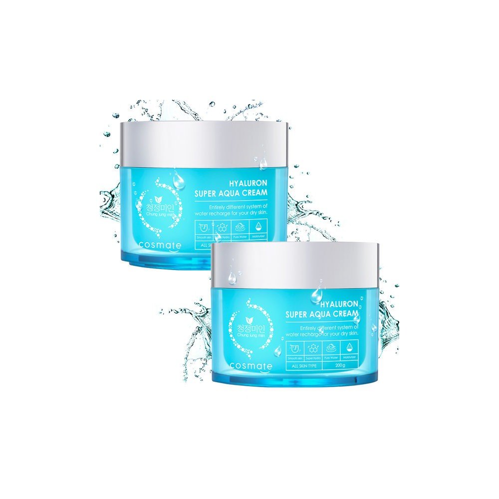 히아루론 수분크림 200g 1+1 / 대용량 수분 보습 진정 미백 주름개선 화장품