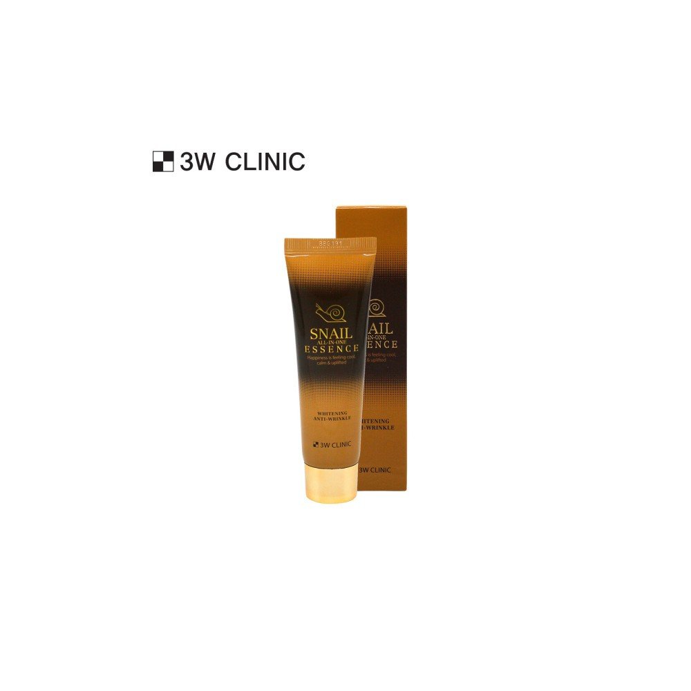 3W CLINIC 스네일 올인원 튜브 에센스 60ml