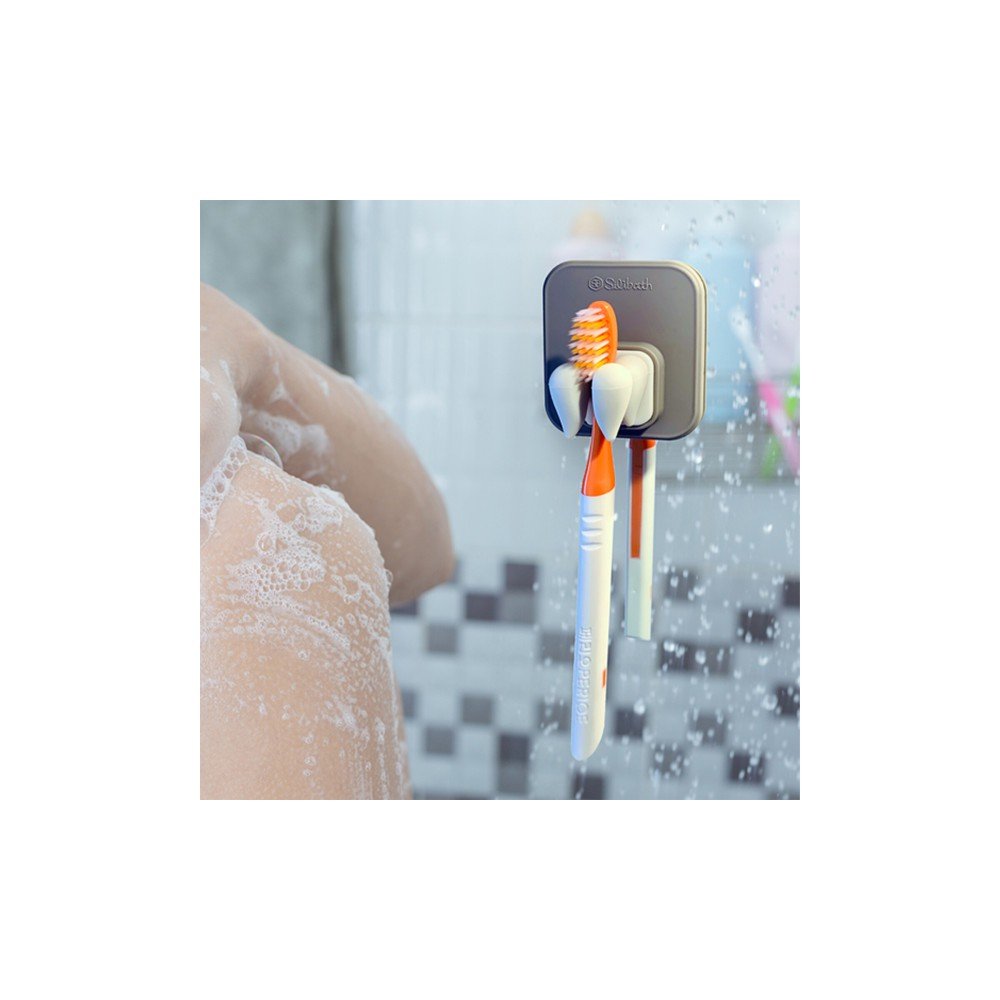 실리바스 Tooth칫솔걸이1P 칫솔꽂이 거치대 홀더 정리