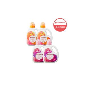더블하트 유아용 세탁세제 / 섬유유연제 (1L X 4팩) 외 1.2L / 1.8L / 2.1L
