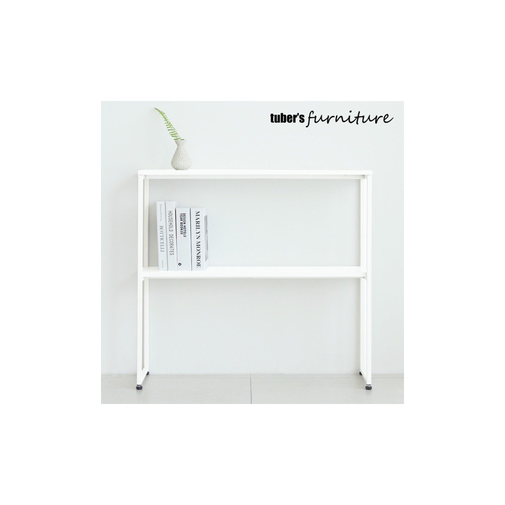 슬림 콘솔 2단 선반 폭 좁은 모던 철제 미니 수납장 거실 화장대 현관 복도 인테리어 장식장