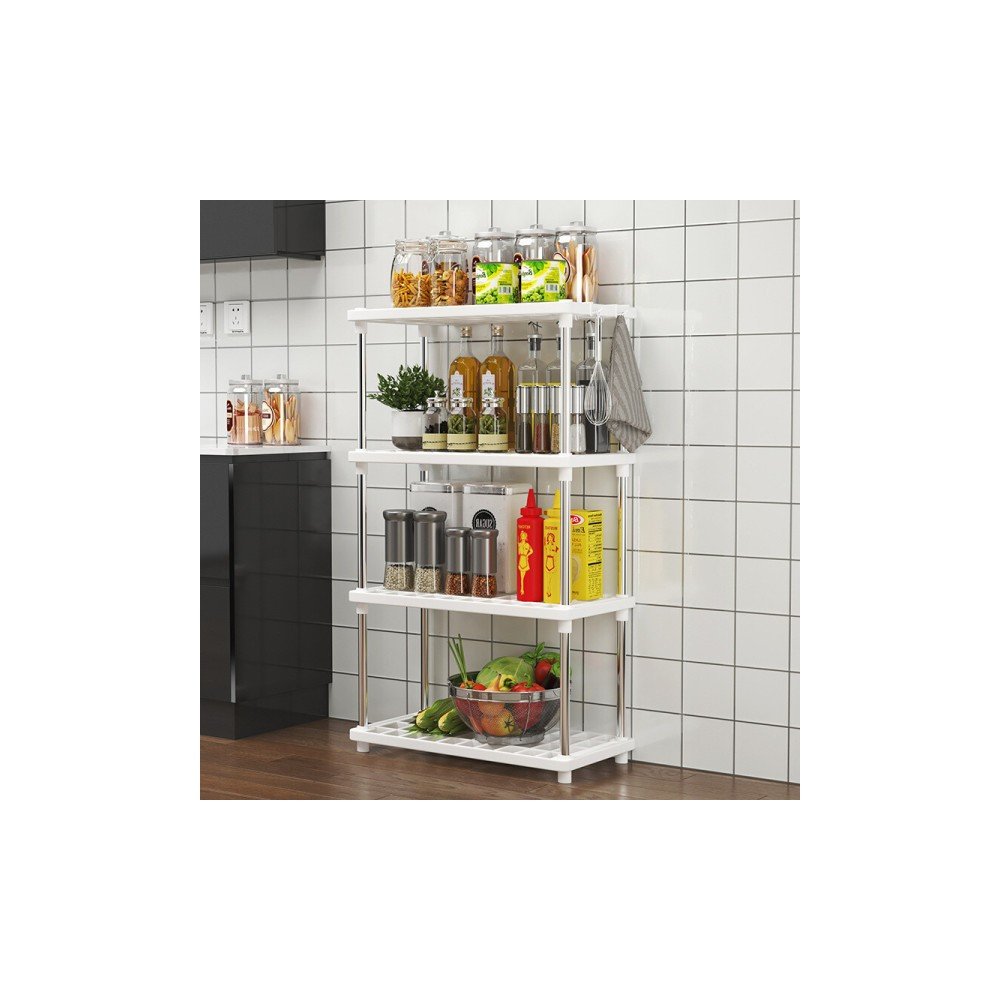 거실 주방 욕실 틈새 수납장 수납 선반 철재 수납함