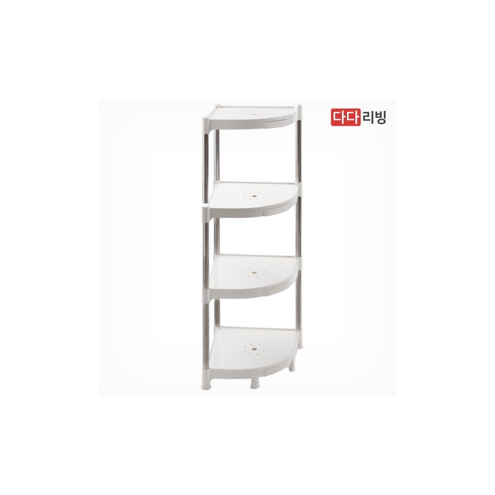 오밀조밀 코너정리대 4단 /욕실 화장실 베란다 화분