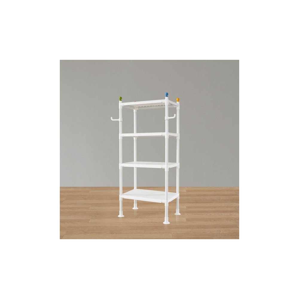 왕자 60 타공 선반 4단 행거 2024년 신제품 깔끔한 디자인 넉넉한 수납 튼튼한 품질