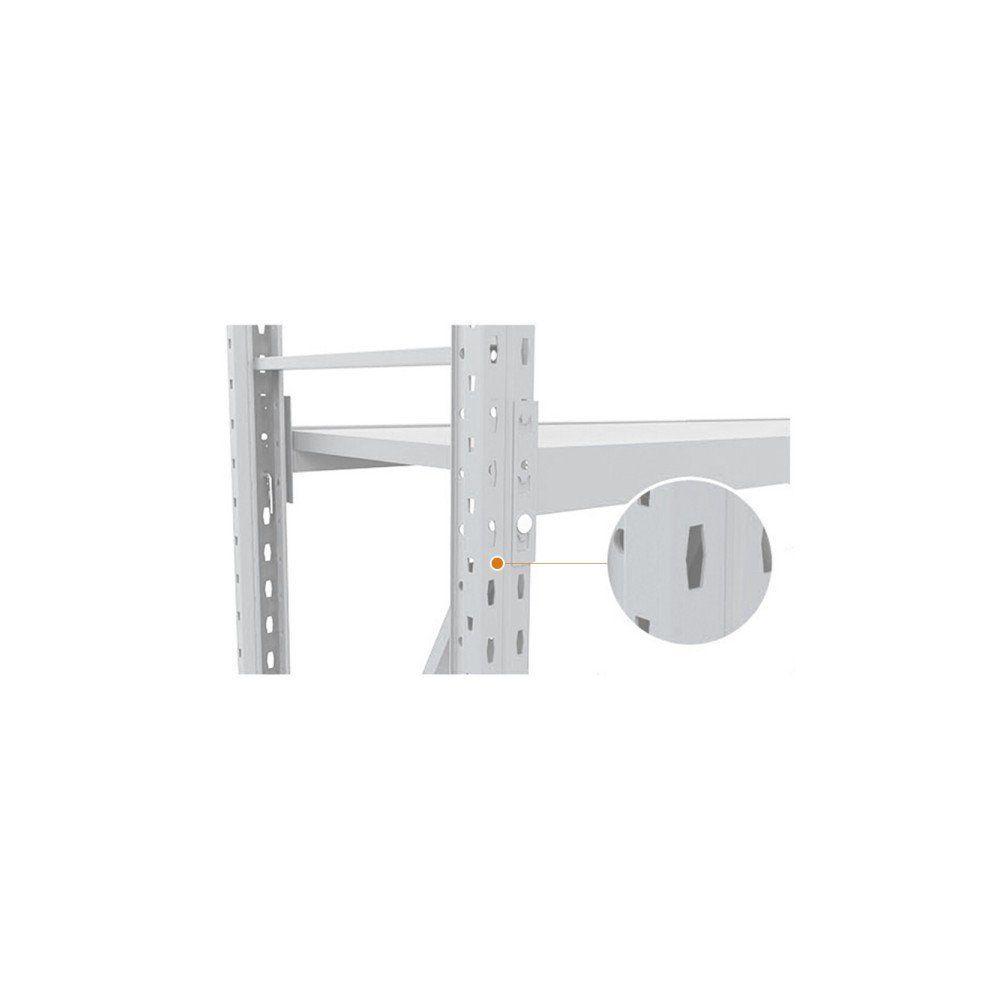 코어 중량랙 독립형 연결형 산업용 앵글 경량랙 파렛트랙 철제선반 4단 독립형